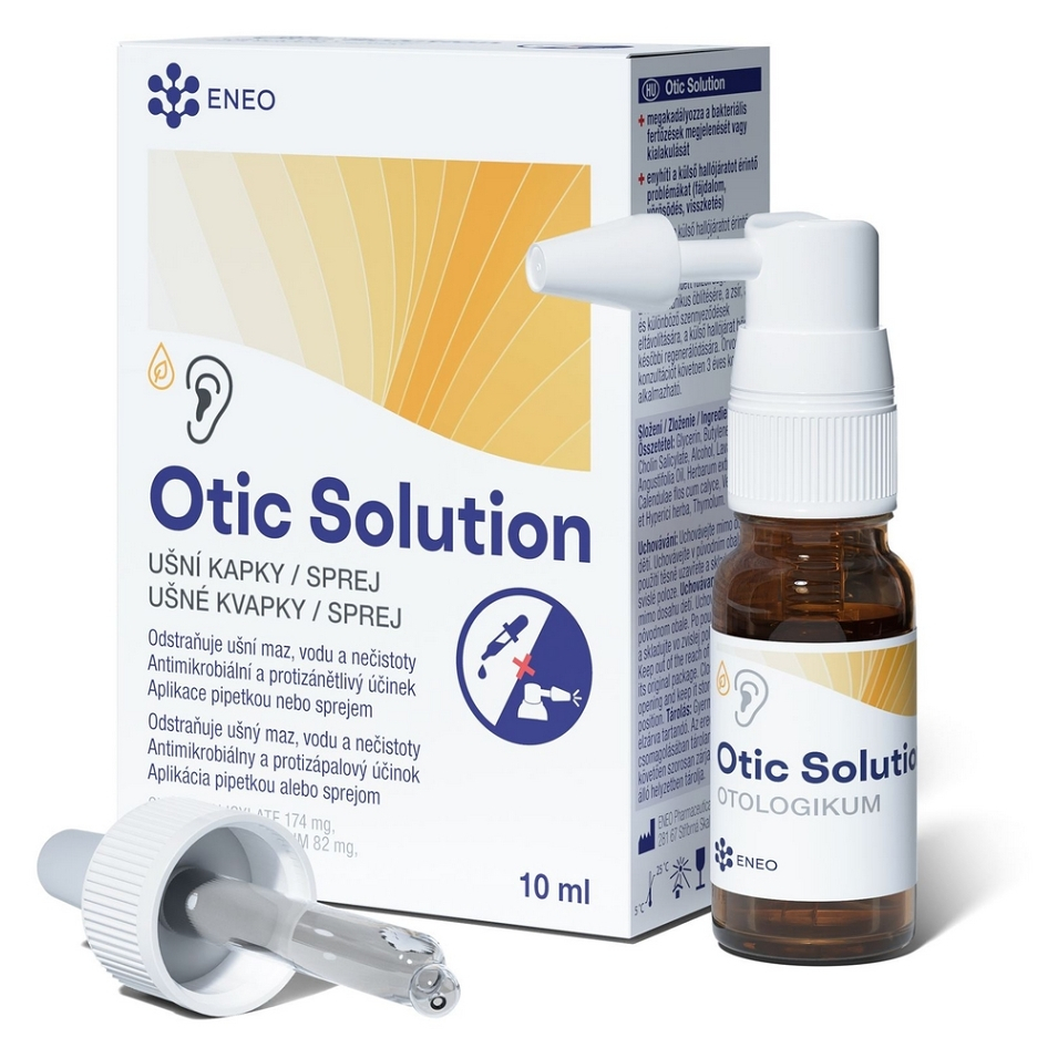 ENEO Otic solution ušné kvapky sprej 10 ml kúpite na Mojalekaren.sk