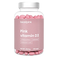 GYMBEAM BeastPink vitamín D3 120 kapsúl