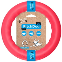 PITCHDOG Ring penový kruh pre psov červený 1 ks, Veľkosť: 28