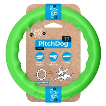 PITCHDOG Ring penový kruh pre psov zelený 1 ks, Veľkosť: 17