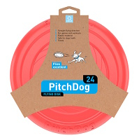 PITCHDOG Penový lietajúci disk pre psov červený 24 cm