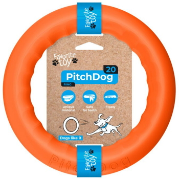 PITCHDOG Ring penový kruh pre psov oranžový 1 ks, Veľkosť: 20