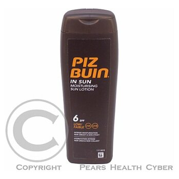 Piz Buin In Sun Moisturising Lotion SPF6 200ml (Mléko na opalování) (Opaľovacie prípravky)
