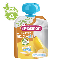 PLASMON Kapsička bezlepková ovocná jogurtová banán 6m+ 85 g
