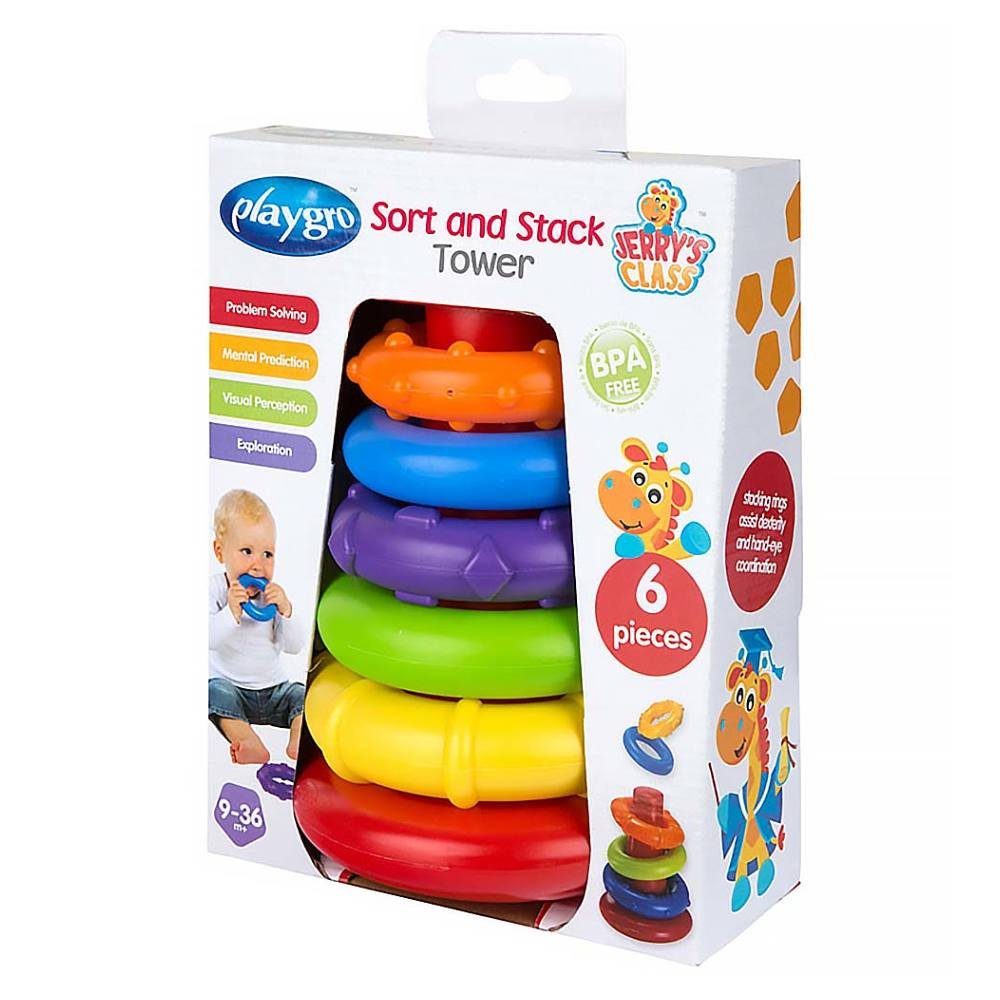 E-shop PLAYGRO Plastové navliekacie krúžky