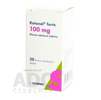 KETONAL FORTE 100 mg tbl flm 1x20 ks