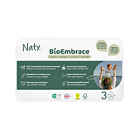 ECO BY NATY Bioembrácia midi plienky economy pack 4 - 9 kg 50 kusov