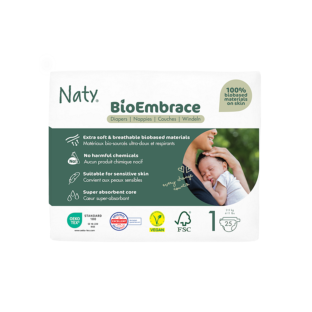 ECO BY NATY Plienky Newborn 2 - 5 kg, 25 ks kúpite na Mojalekaren.sk