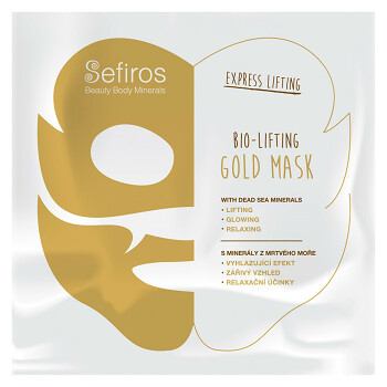 SEFIROS Pleťová maska s minerálmi z Mŕtveho mora Gold Mask 20 ml