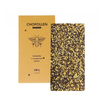 PLEVA Chopollen čokoláda s obnôžkovým peľom 85 g (Čokolády) - Horké