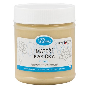 PLEVA Materská kašička v mede 250 g (Medy) - Viaczložkové, Sladké, RAW, Prírodné
