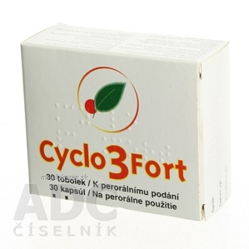 CYCLO 3 FORT cps dur 1x30 ks (Lieky na predpis)
