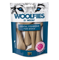 WOOLFIES Dental Fishbone M dentálna pochúťka pre psov 200 g