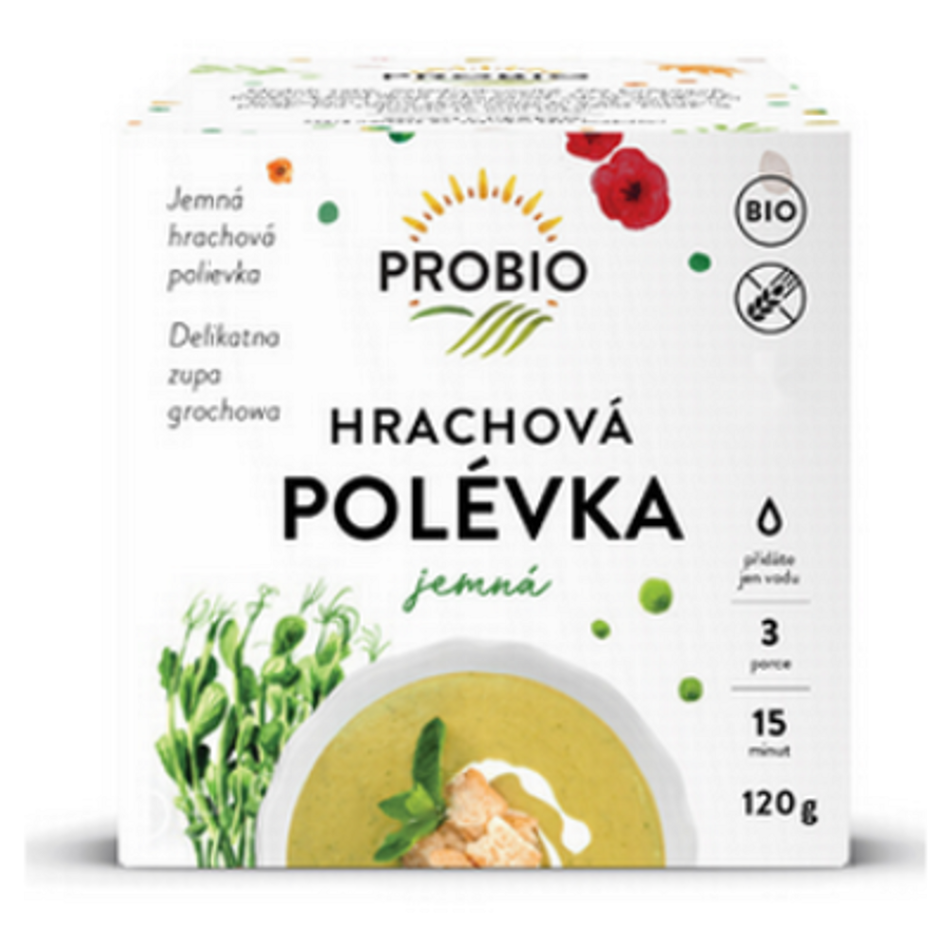 PROBIO Polievka hrachová jemná BIO 120 g