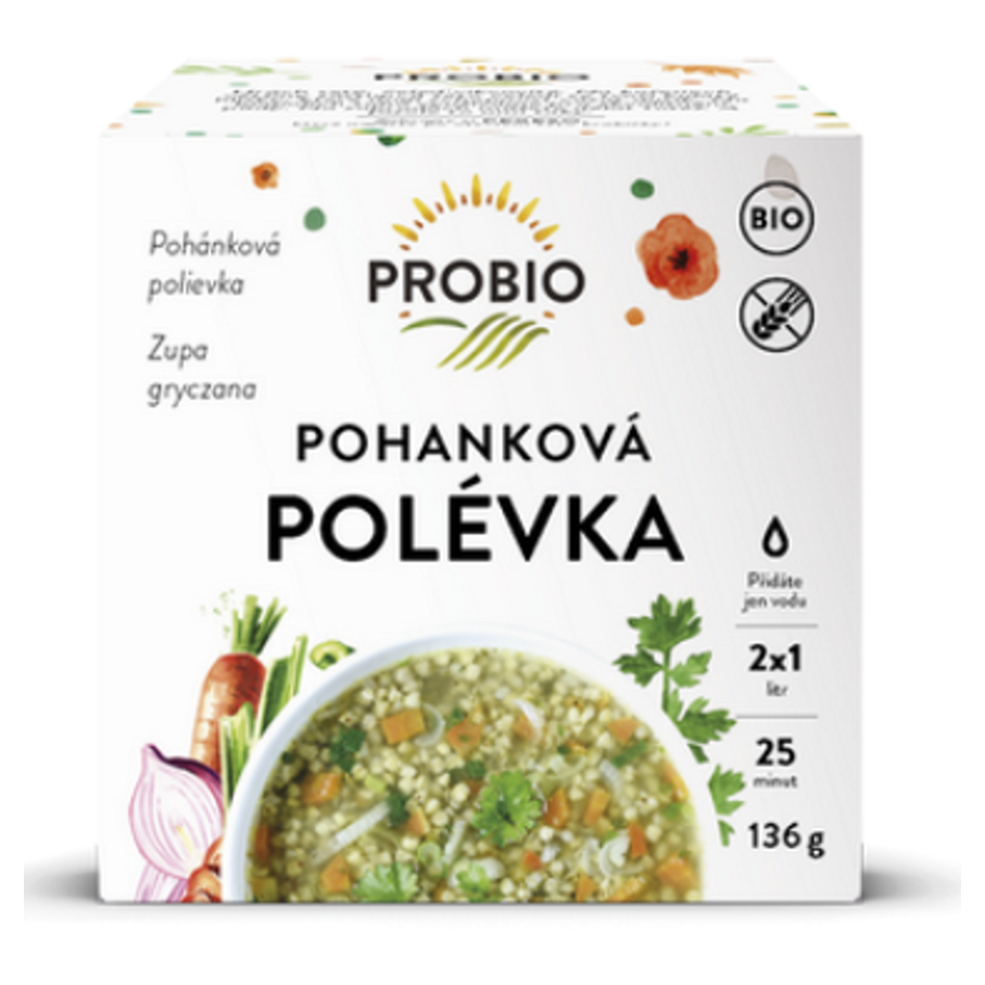 PROBIO Polievka pohánková BIO 136 g