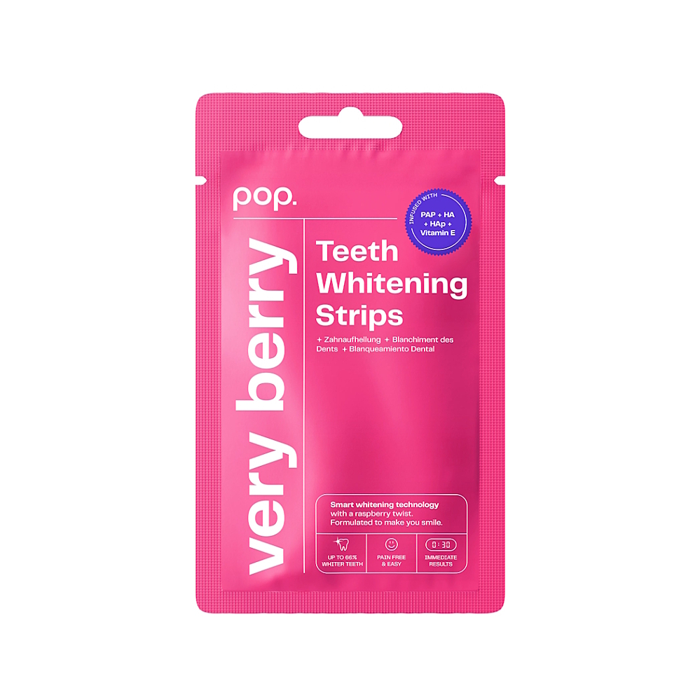 POP Bieliace pásky Very Berry 7 x 2 kusy