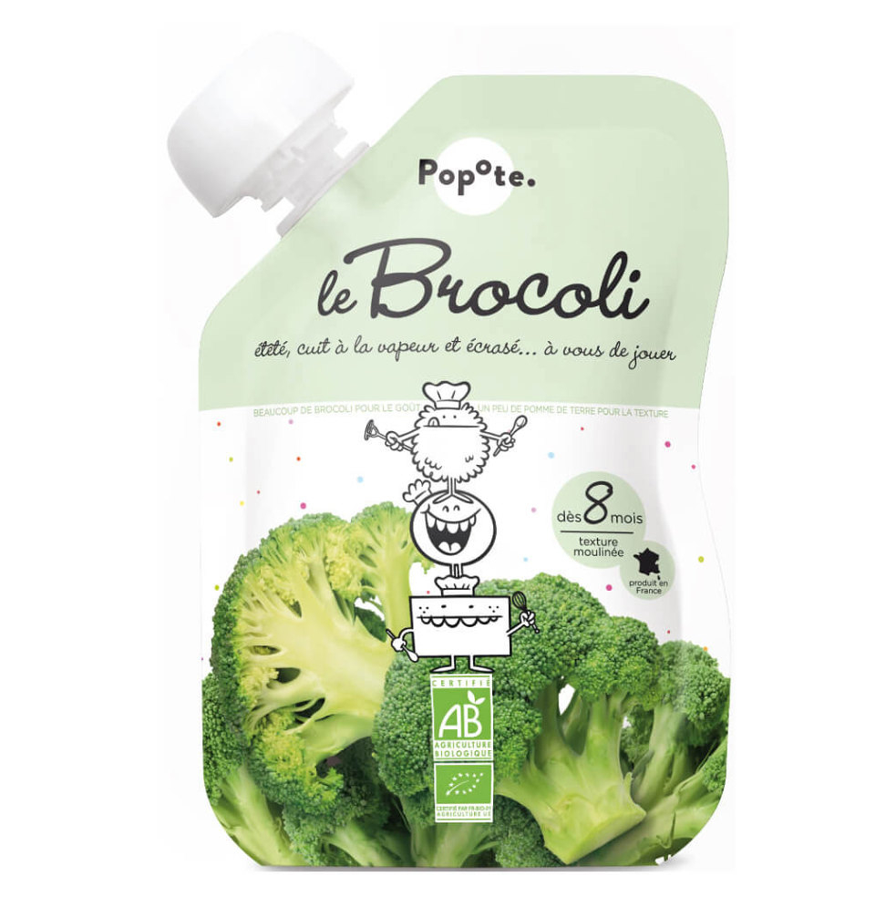 POPOTE Zeleninová kapsička brokolica od 8. mesiaca BIO 120 g kúpite na Mojalekaren.sk