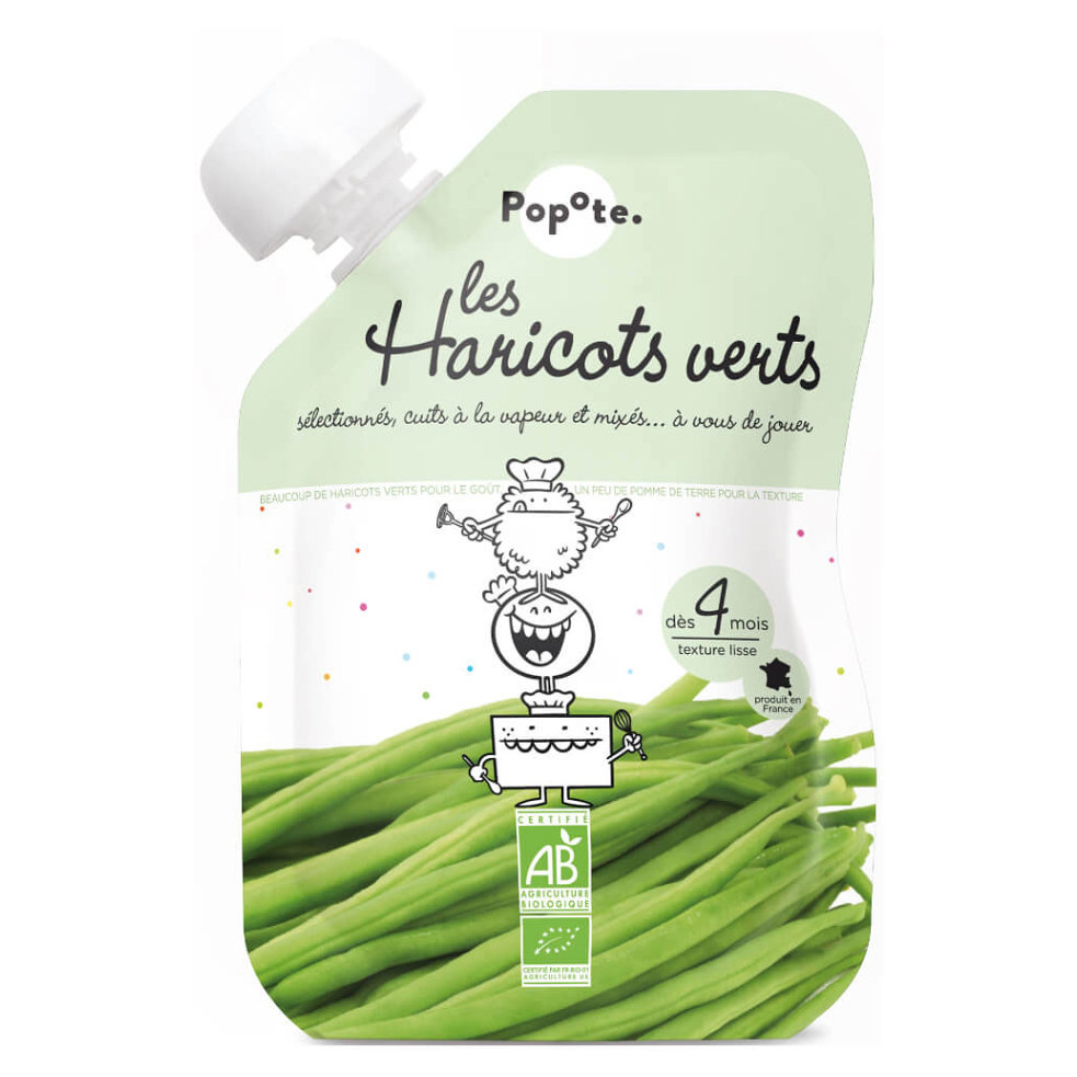 POPOTE Zeleninová kapsička zelené fazule od 4.mesiaca BIO 120 g kúpite na Mojalekaren.sk