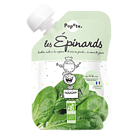 POPOTE Vrecko špenát 4m+ BIO 120 g