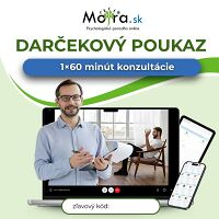 Poukaz na konzultáciu s psychológom Mojra.sk 1×60 min