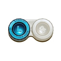 PÚZDRO Anti-bakteriálne na kontaktné šošovky 1 ks, Farba: Tmavě modrá
