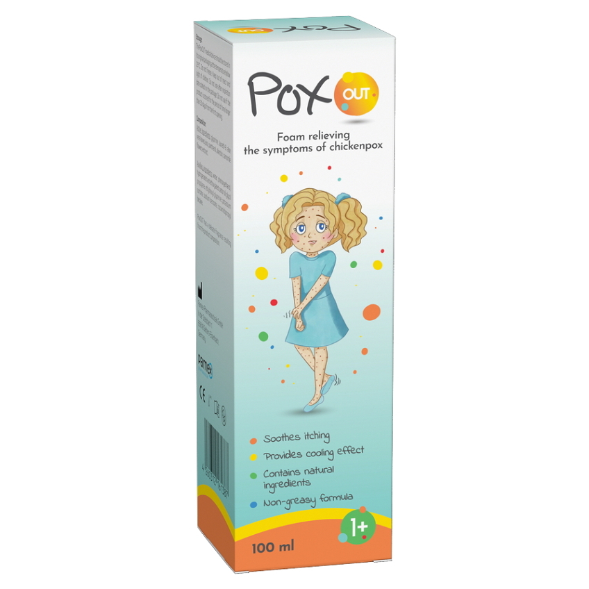 POXOUT Pena zmierňujúca príznaky ovčích kiahní 100 ml