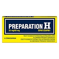 PREPARATION H 12 čapíkov