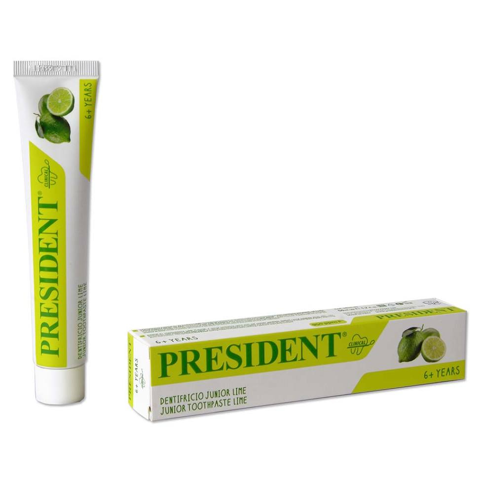 E-shop PresiDENT Zubná pasta deti od 6 rokov limetková príchuť 50ml
