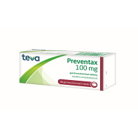 PREVENTAX 100 mg gastrorezistentné tablety 50 kusov