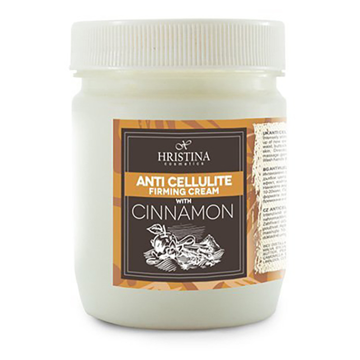 HRSTINA Prírodný anticelulitídny spevňujúci krém so škoricou 200 ml