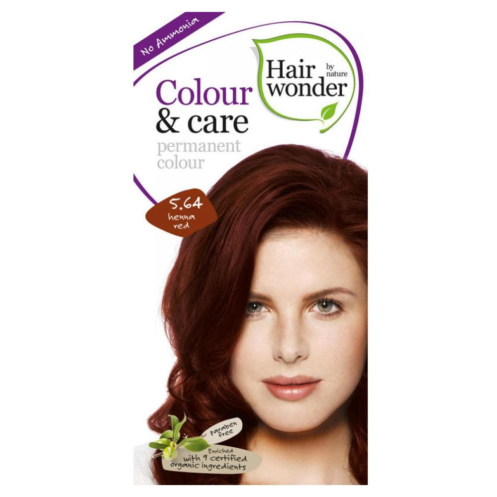 HAIRWONDER Prírodné dlhotrvajúca farba na vlasy Červená henna 5.64