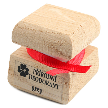 RAE Prírodný krémový dezodorant grep čisto drevená krabička 15 ml