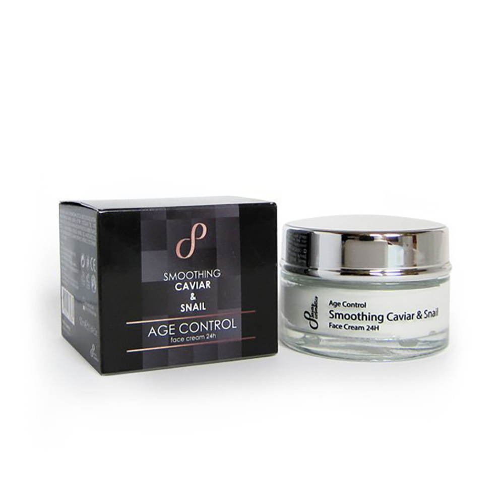 E-shop HRISTINA Prírodný omladzovací a zjemňujúci krém kaviár & slimák 24h 50 ml