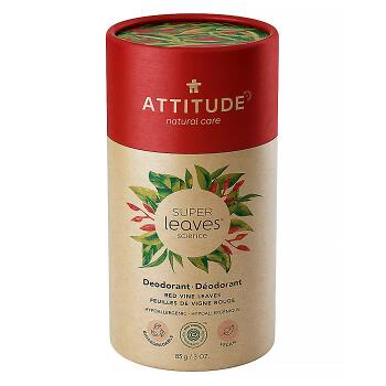 ATTITUDE Prírodný tuhý deodorant Super leaves Červené listy viniča 85 g