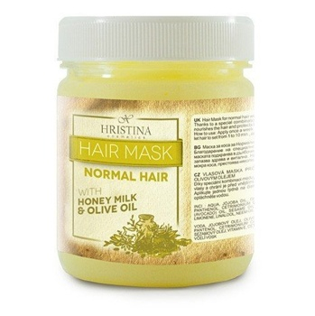HRISTINA Prírodná vlasová maska pre normálne vlasy 200 ml