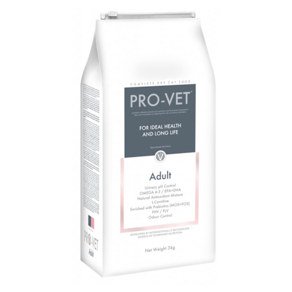 E-shop PRO-VET Adult granule pre mačky na prevenciu rôznych ochorení 3 kg