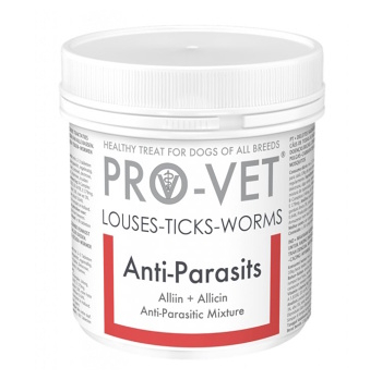 PRO-VET Anti-parasite pastilky pre psov proti parazitom 90 ks, poškodený obal