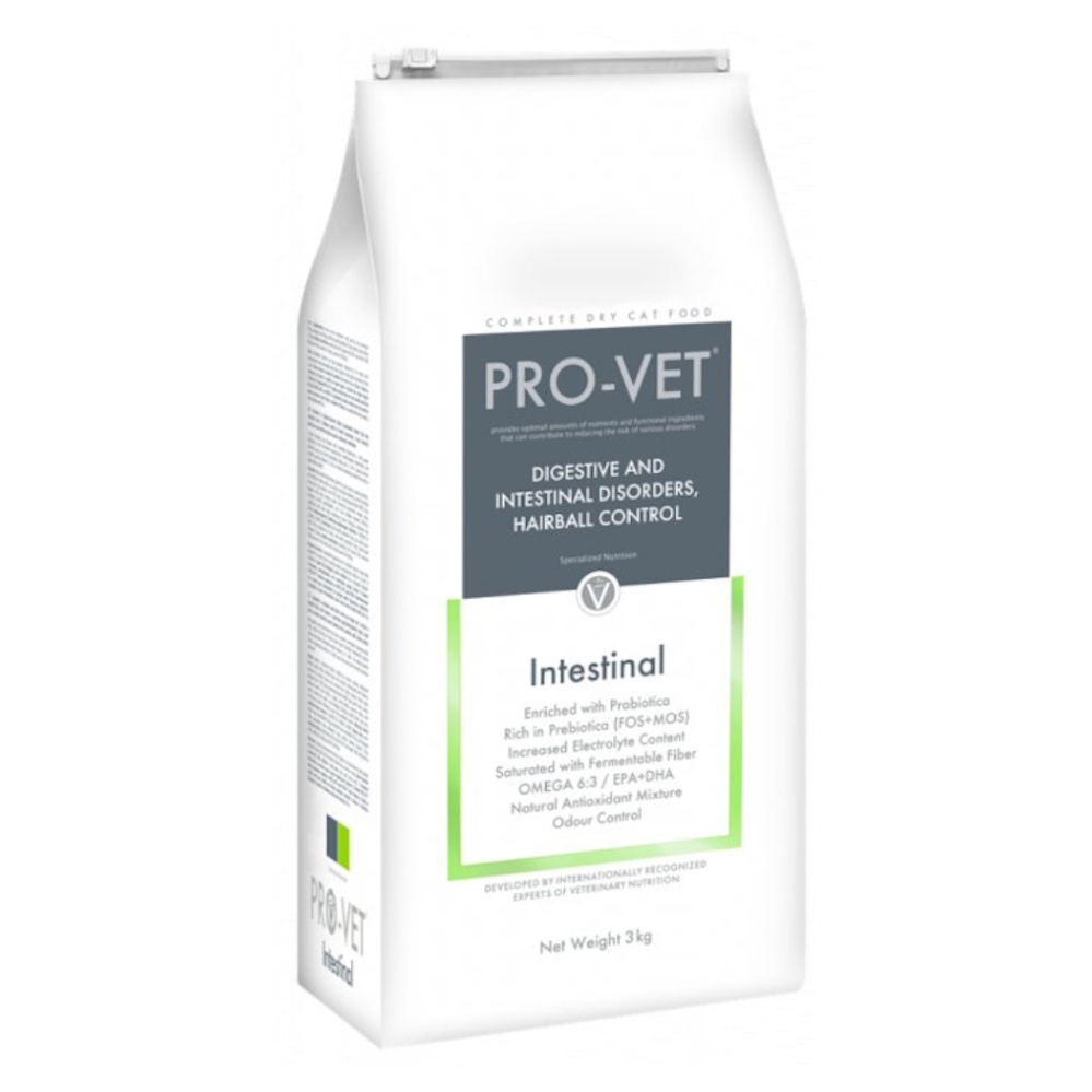 E-shop PRO-VET Intestinal granule pre mačky s akútnymi hnačkami 3 kg
