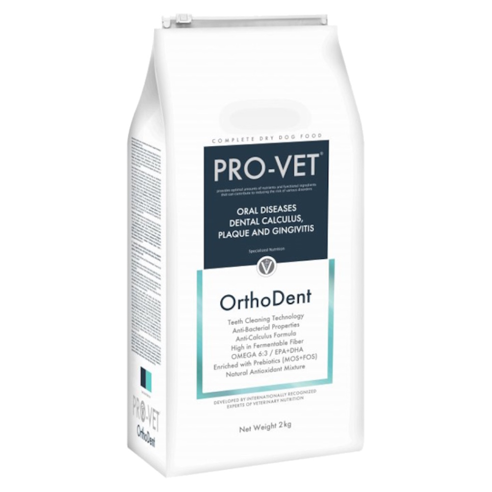 E-shop PRO-VET Orthodent Dentálne granule pre psov na starostlivosť o ústnu dutinu 2 kg