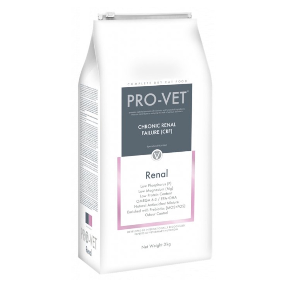 PRO-VET Renal granule pre mačky s chronickým zlyhaním obličiek 3 kg