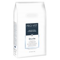 PRO-VET Struvite granule pre psov trpiacich močovými kameňmi 1 ks, Hmotnosť balenia (g): 7,5 kg