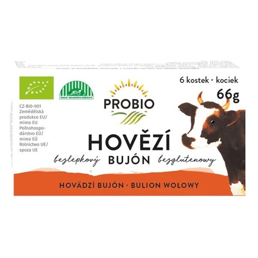 PROBIO Bujón hovädzie kocky BIO 6 kusov