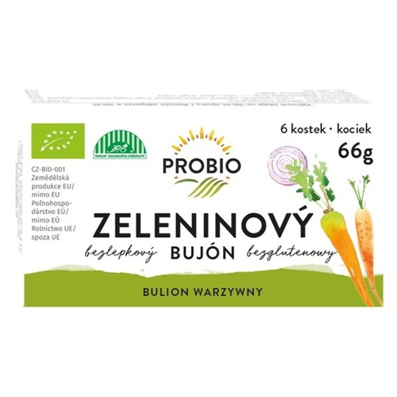 PROBIO Bujón zeleninový kocky BIO 6 kusov