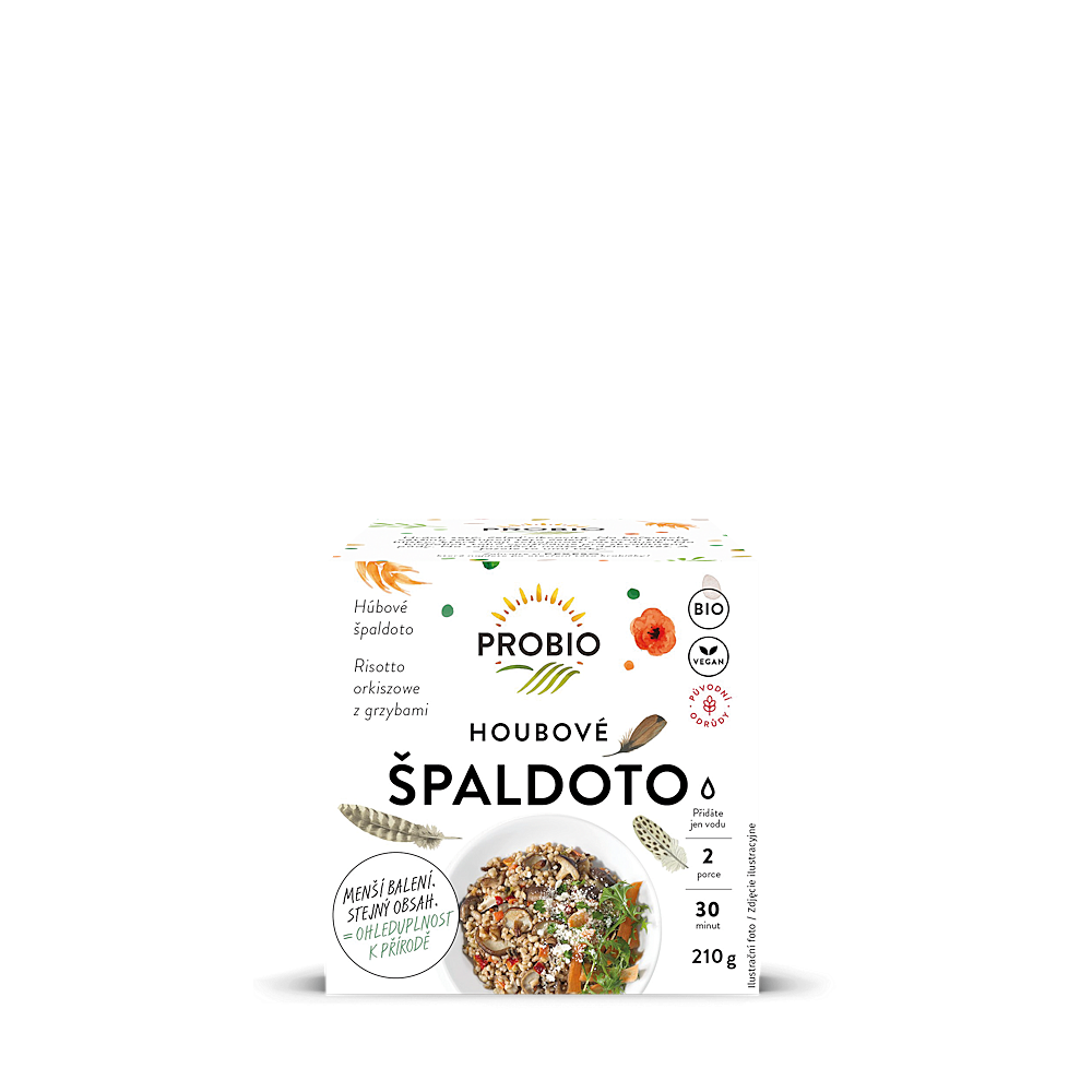 PROBIO Špaldoto hubové BIO 210 g