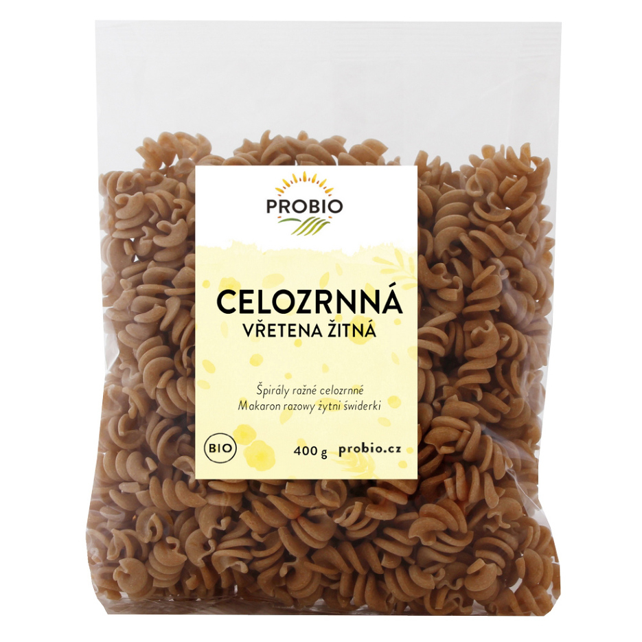 PROBIO Vretená ražná celozrnná BIO 400 g