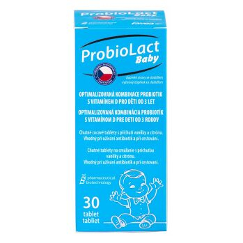 FAVEA ProbioLact Baby s vitamínom D 30 tabliet, expirácie