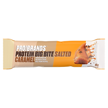 PROBRANDS Protein bar big bite s príchuťou slaný karamel 45 g