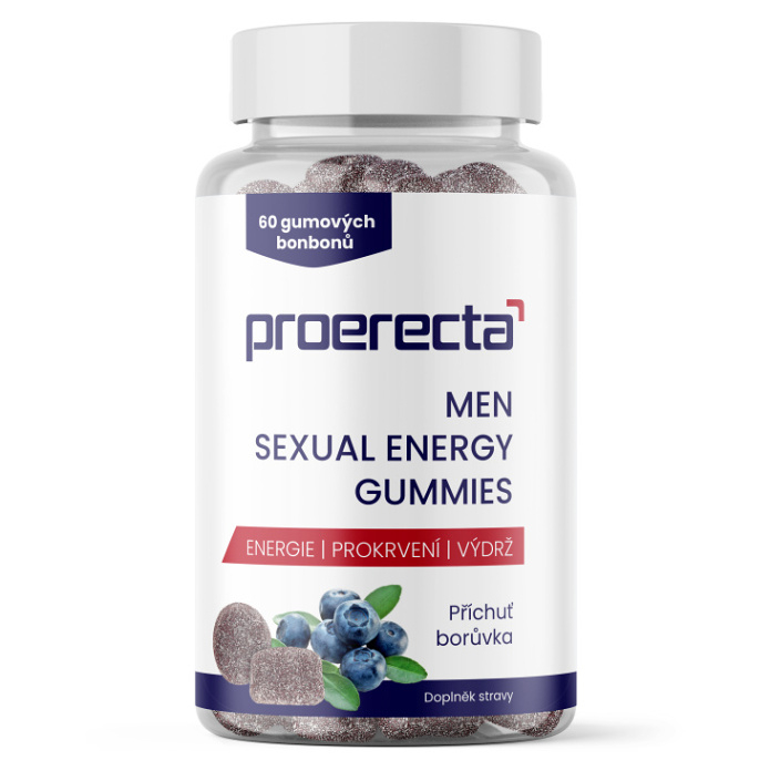 PROERECTA Men sexual energy gummies 60 gumových cukríkov kúpite na Mojalekaren.sk