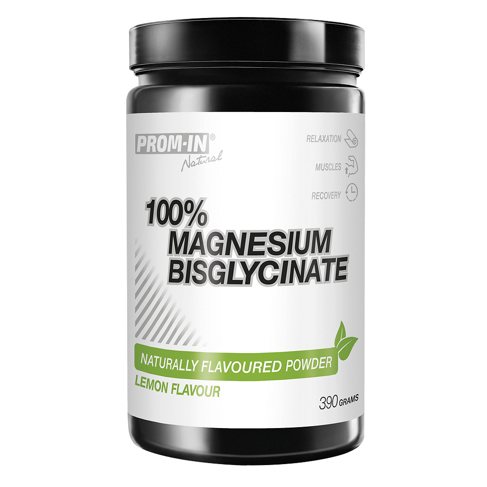 PROM-IN 100% MAGNESIUM BISGLYCINATE 390 g s príchuťou citrón