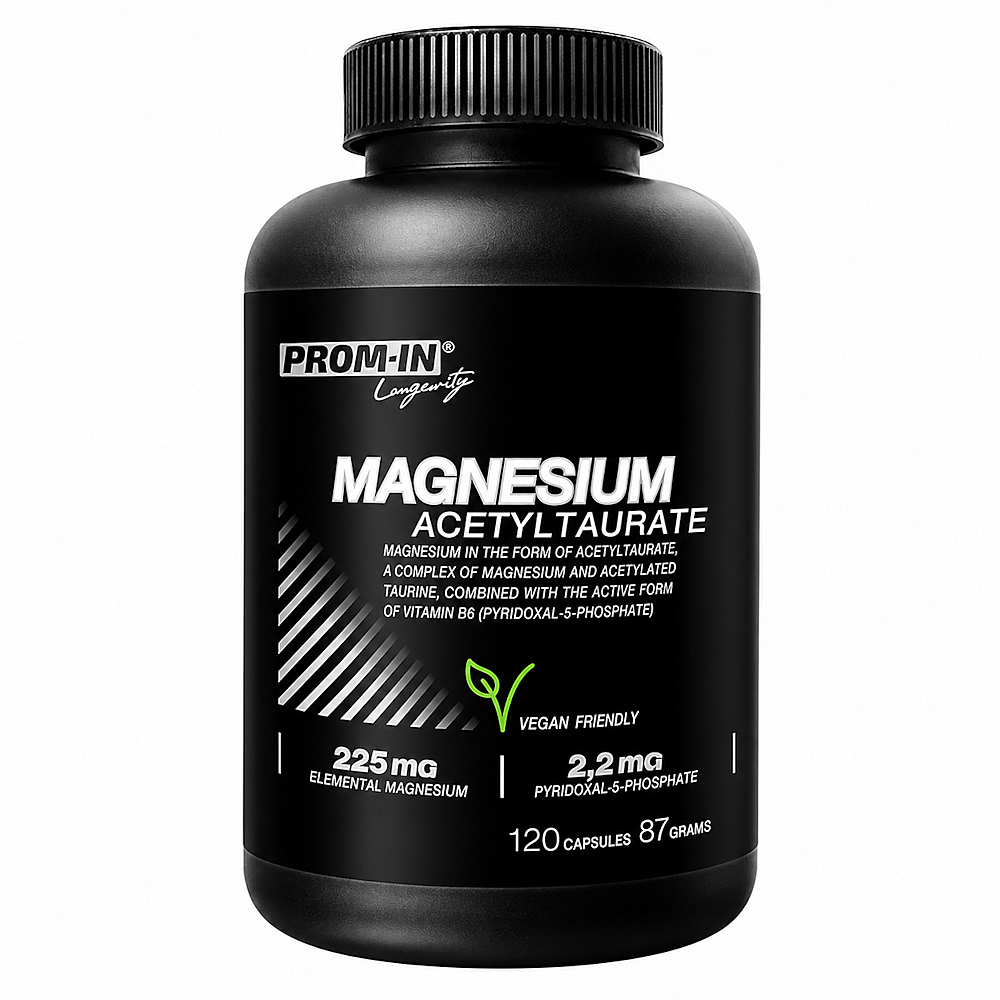 PROM-IN Magnesium acetyltaurate 120 kapsúl